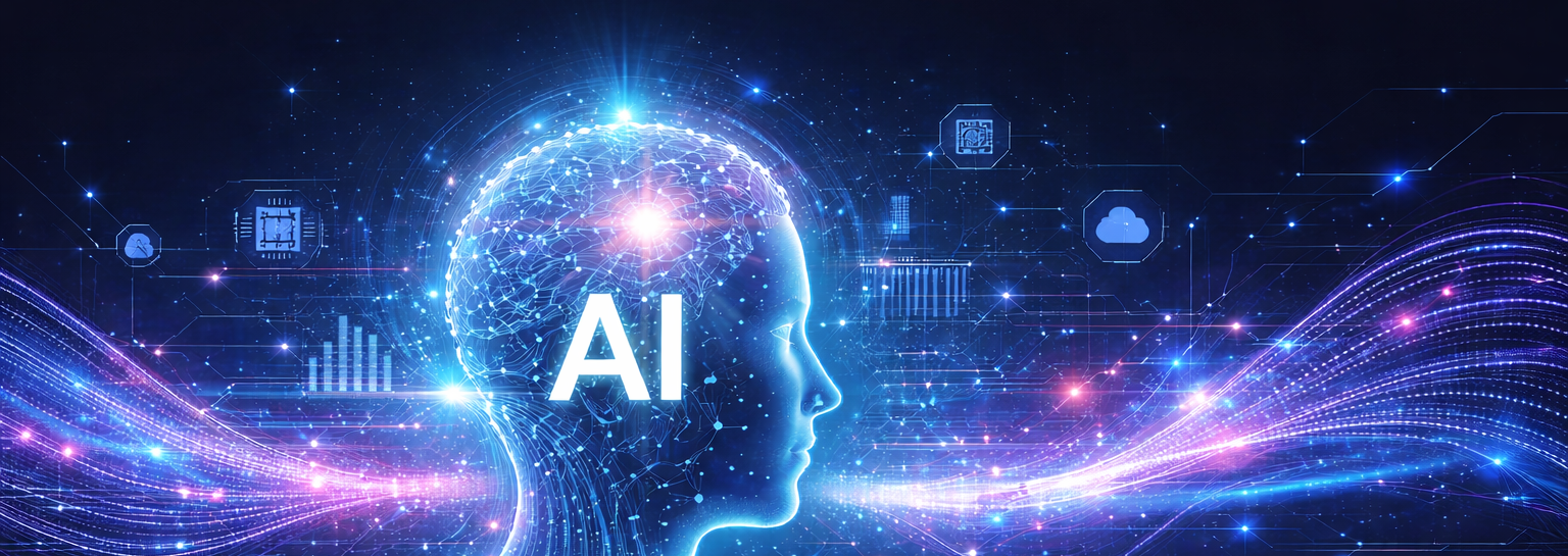 Abstract visualization of a digital network